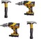 8PCS Hammer Foil Balloons Drill Mylar Balloons Inflatable Toys for Boys Kids Birthday Themed Party Decoration Father's Day Party for Dad, Husband and boy friend Birthday Party